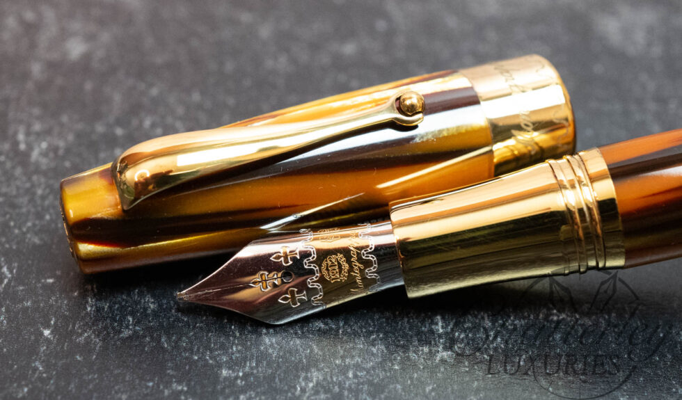 Montegrappa Extra Human Civilization Turtle Brown Fountain Pen