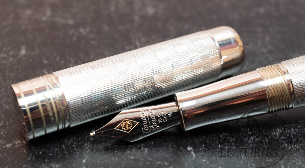 Conway Stewart Readers Digest Sterling Silver Fountain Pen