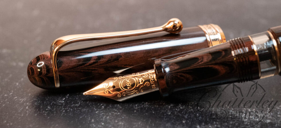 Aurora 88 Ebonite Cognac Limited Edition Fountain Pen