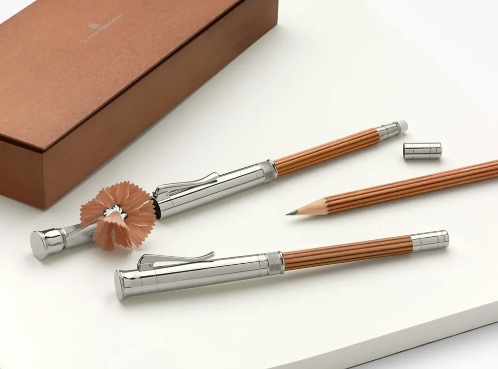 Graf Von Faber-Castell Platinum-Plated Brown Perfect Pencil