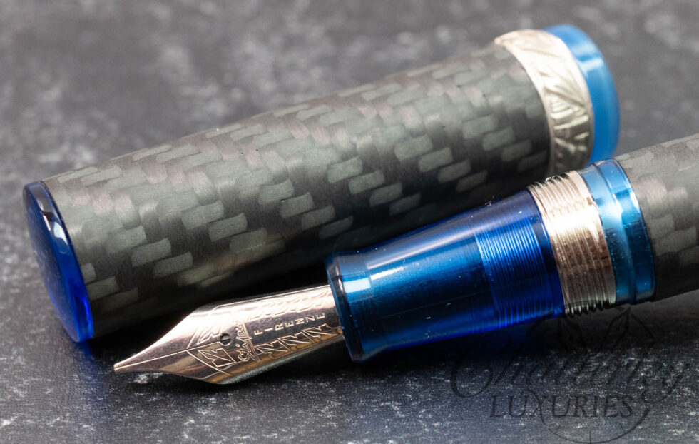Stipula Etruria Carbon Fiber Florentia Blue Limited Edition Fountain Pen