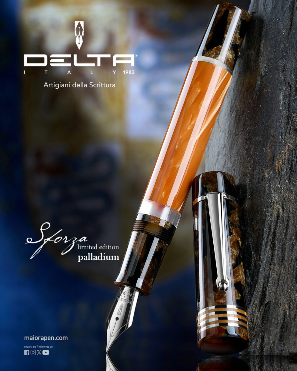 Delta Sforza Limited Edition Fountain Pen (Palladium Trim)
