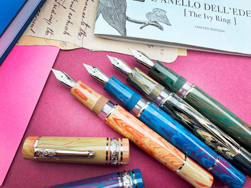 Closeout - Nino Marino Signature L'Anello Dell'Edera (The Ivy Ring) Limited Edition Fountain Pen Collection