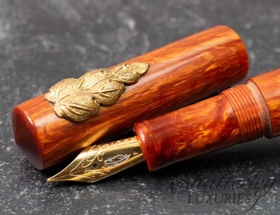 Iron Feather Creative Custom Leaf Clip Fountain Pen
