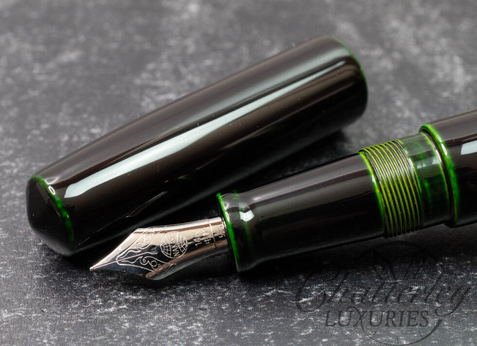 Nakaya Dorsal Fin Version II Midori-Tamenuri Fountain Pen