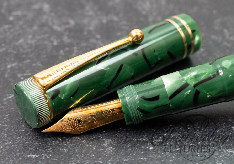 Omas E.E. Ercolessi 75th Anniversary Green Celluloid Fountain Pen