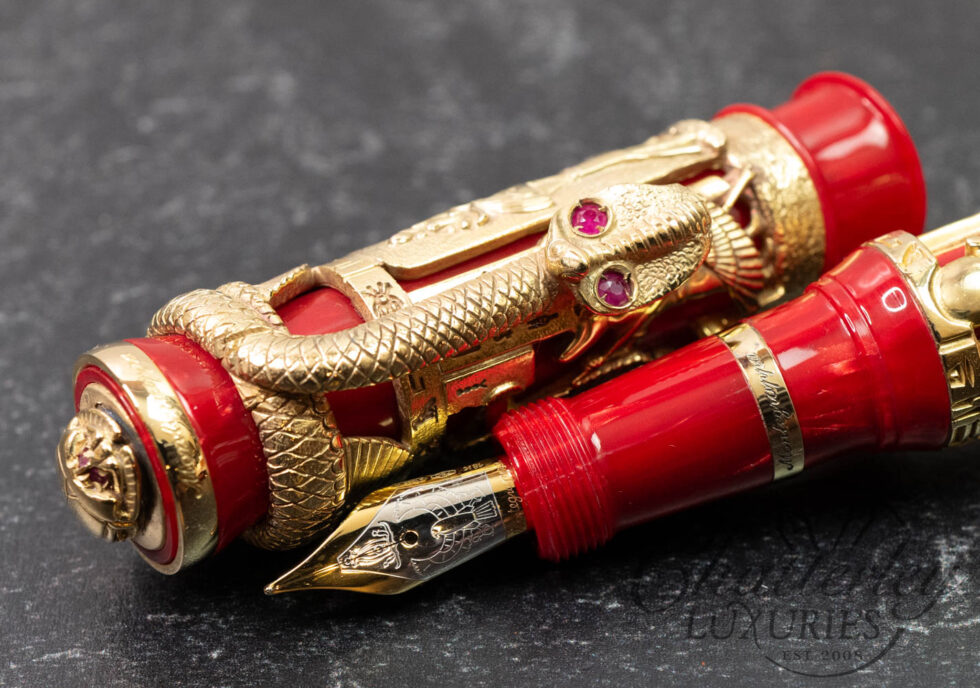 Montegrappa Luxor Red Sea Limited Edition Vermeil Fountain Pen