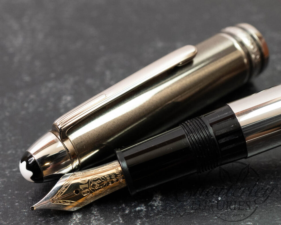 Montblanc Meisterstuck 146 Solitaire Hematite and Steel Fountain Pen