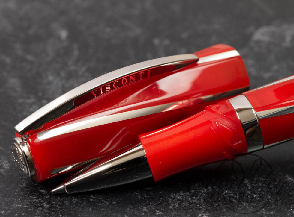 Visconti Red Divina Elegance Limited Edition Rollerball LE #1/40