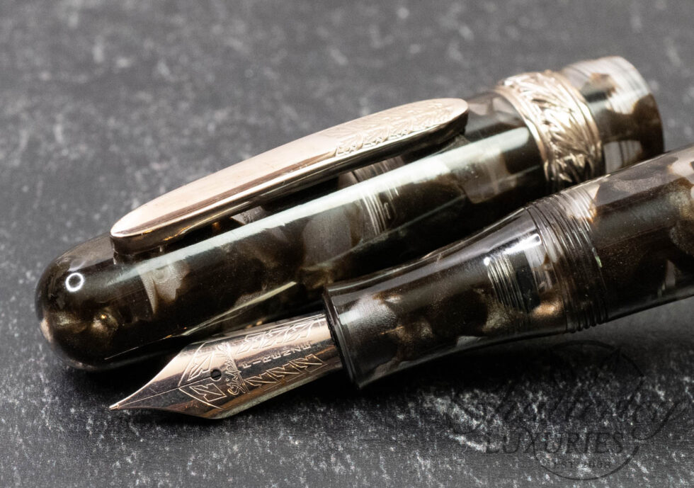 Stipula Etruria Magnifica Black Lucens Fountain Pen