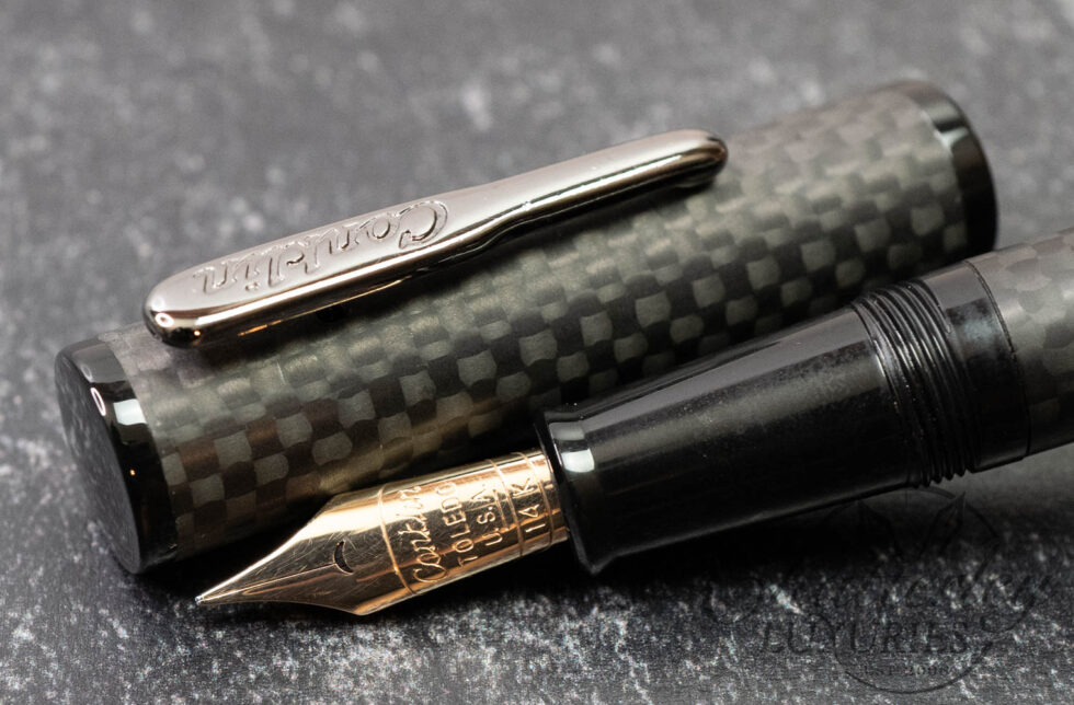 Conklin Mark Twain Matte Carbon Stealth Crescent Filler Fountain Pen