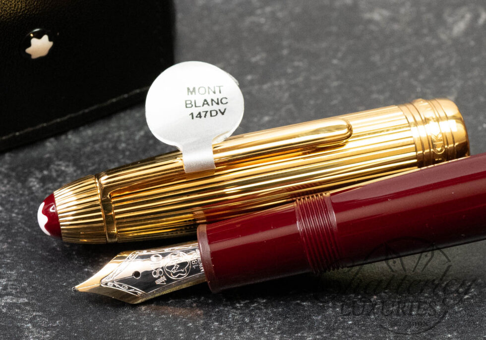 Montblanc Meisterstück 147 LeGrand Solitaire Traveller Fountain Pen & Case