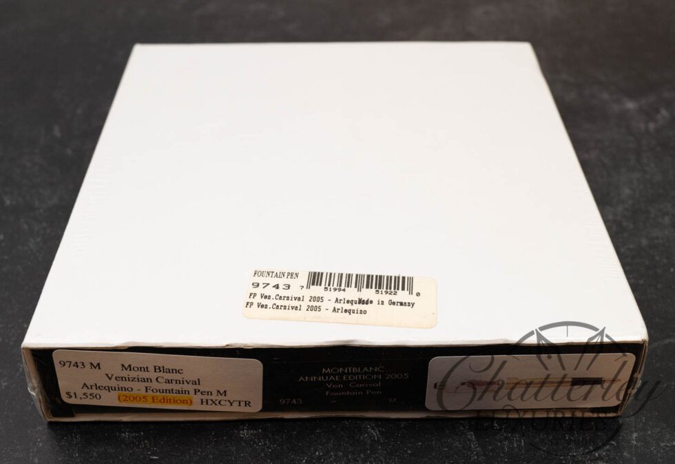 Montblanc Venetian Carnival Arlequino Annual Edition 2005 Fountain Pen (SEALED)