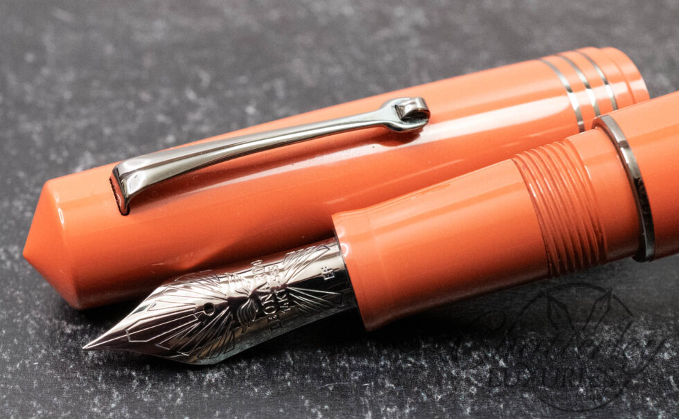 Leonardo Momento Zero Grande Special Edition Salmon Ebonite Fountain Pen