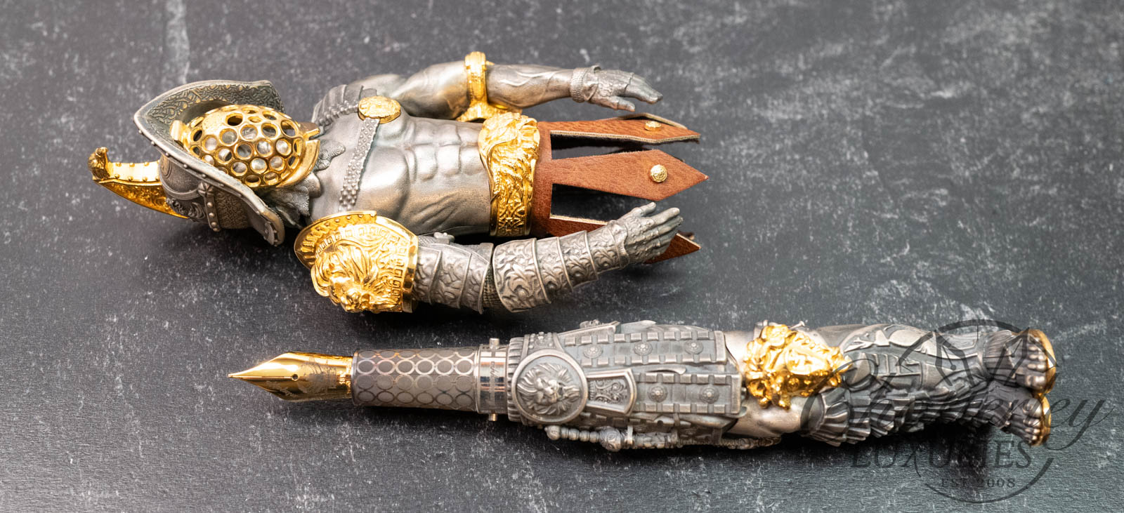 Montegrappa Gladiator Warrior Series Limited Edition Fountain Pen LE #1/105 - Image 5