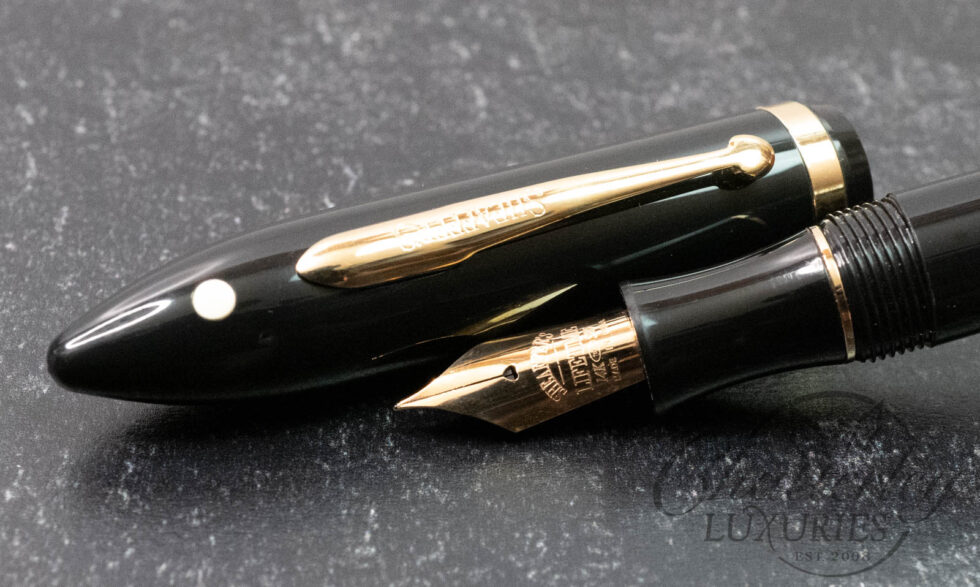 Sheaffer Balance II Black and Gold Fountain Pen