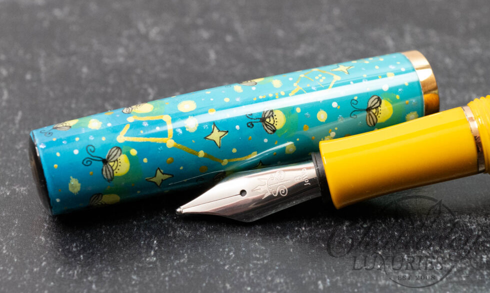 Stanford Pen Studio Jabulani Celestial Firefly Hand-Painted Fountain Pen