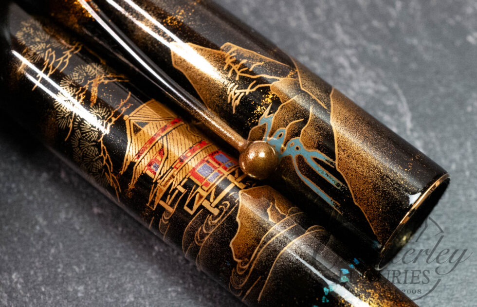 Namiki Yukari Royale Maki-e Night Scene of Pavilion Fountain Pen