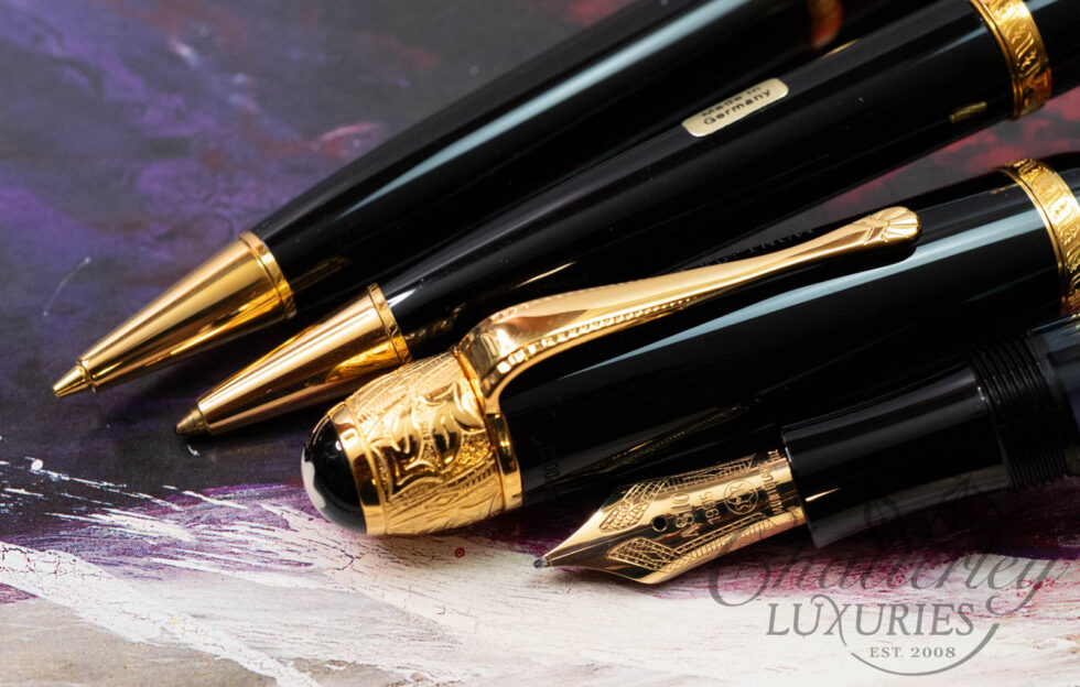 Montblanc Voltaire Writers Limited Edition Fountain Pen, Ballpoint & Mechanical Pencil Set