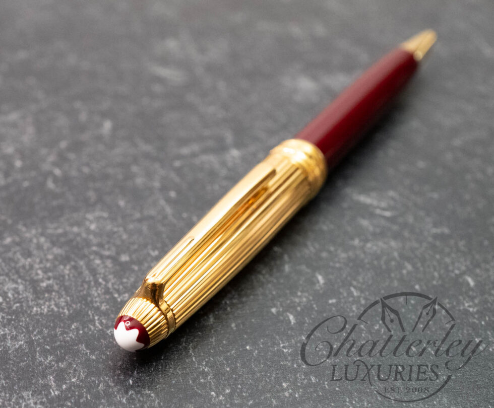 Montblanc Meisterstück Solitaire Doué 164 Vermeil Bordeaux Ballpoint Pen