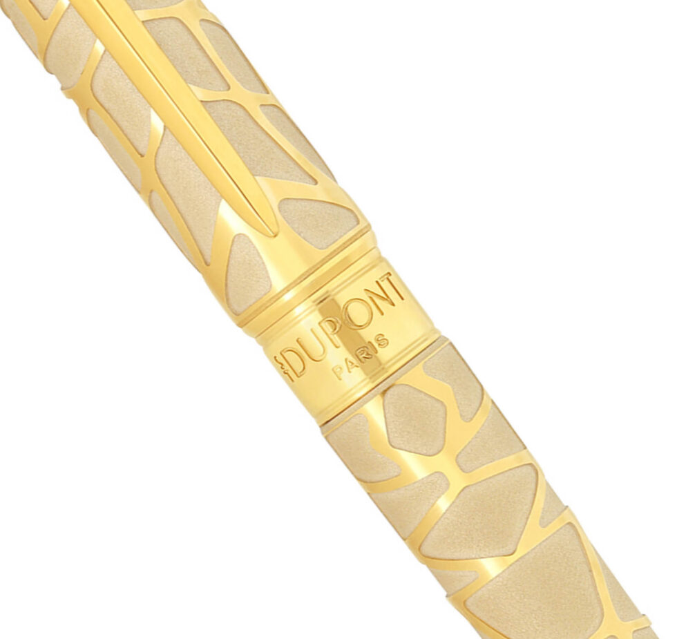 S.T. Dupont x Orlinski Line D Eternity Large Gold Fountain Pen