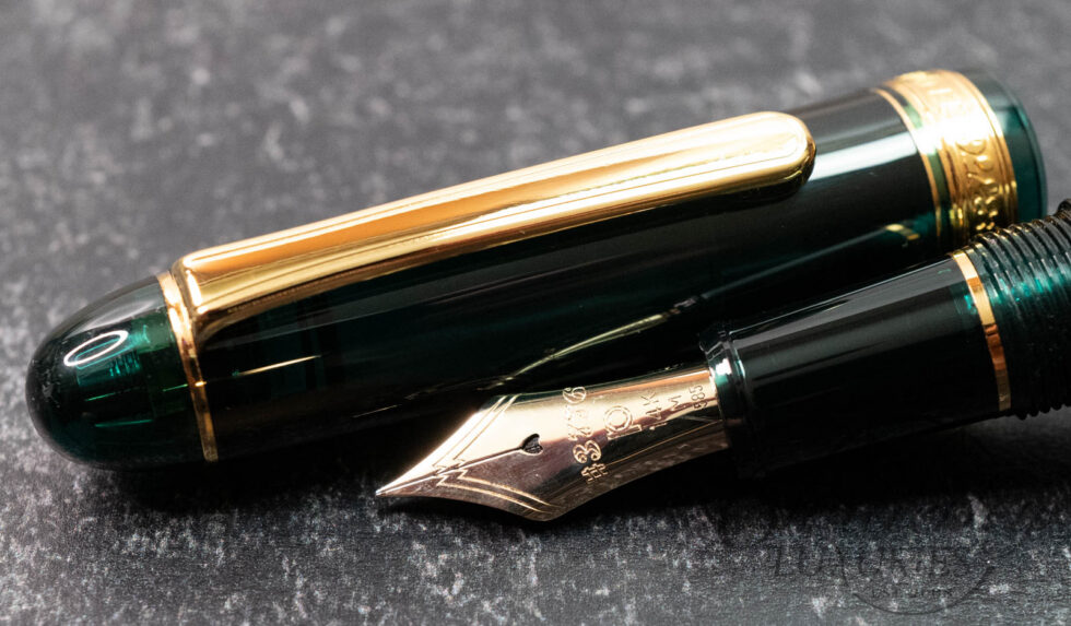 Platinum Century 3776 Laurel Green Fountain Pen
