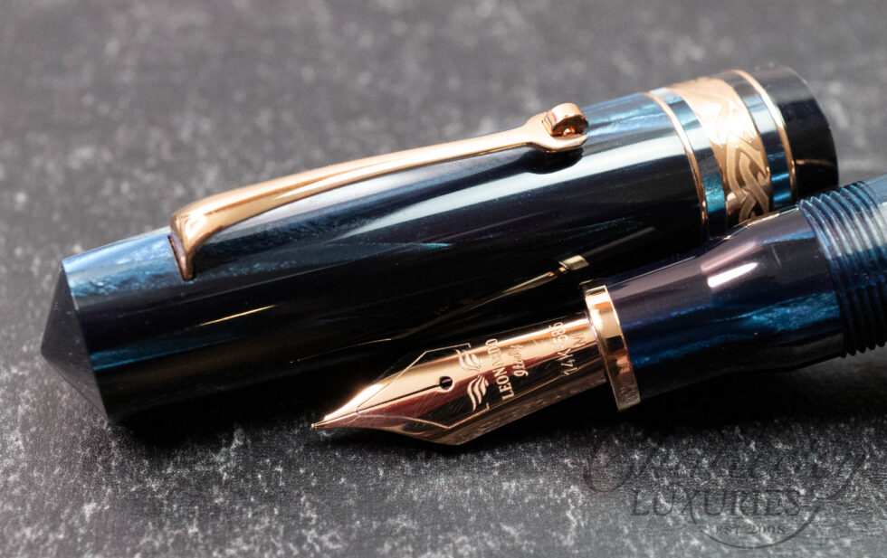 Leonardo Chatterley Momento Zero Grande "Tribal" Abyss Celluloid Fountain Pen