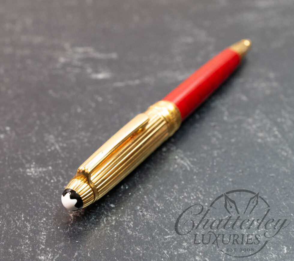 Montblanc Meisterstück Mozart Solitaire Doué Vermeil Coral Ballpoint Pen