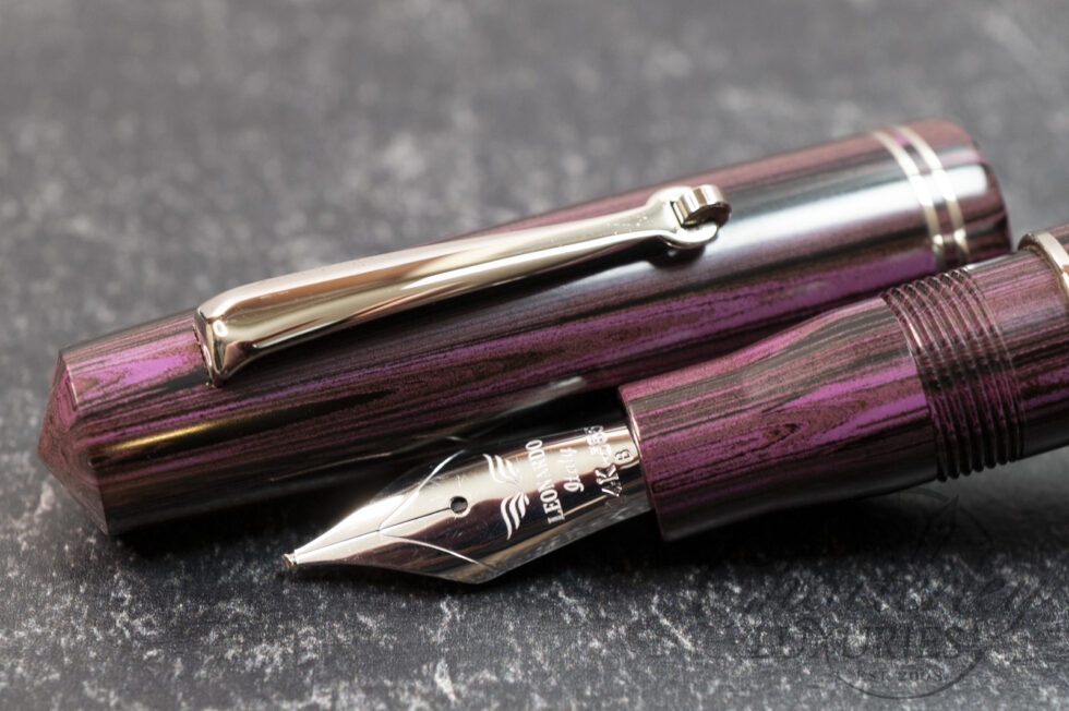 Leonardo Momento Zero Red Black Limited Edition 1/1 Ebonite Fountain Pen
