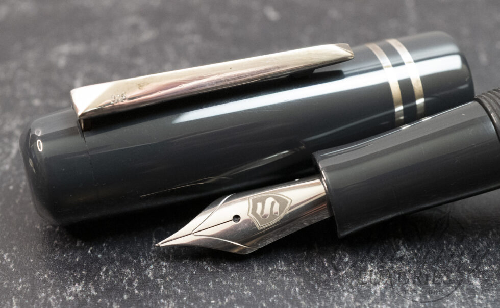 Scriptorium Pens Bard SEM Dark Grey Ebonite Fountain Pen