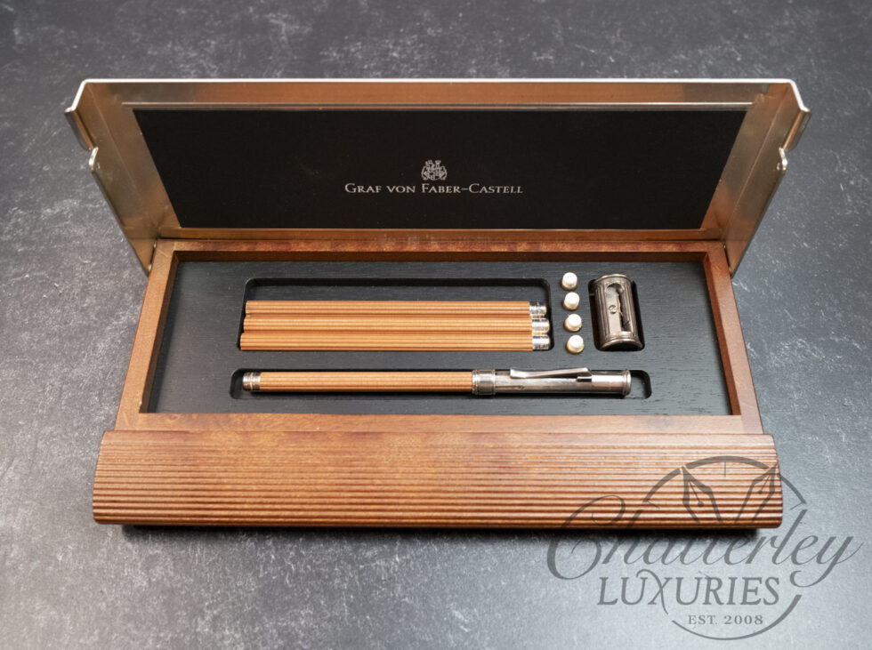 Graf Von Faber-Castell Old Style Desk Set Brown Perfect Pencil