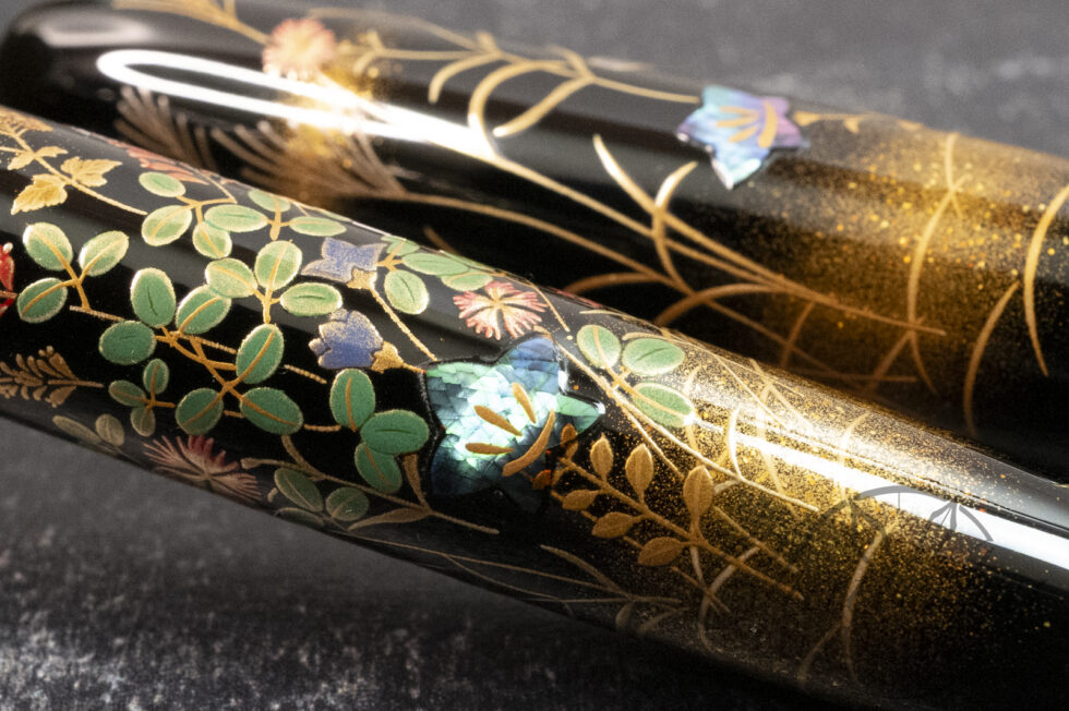 Namiki Yukari Royale Maki-e Fall Flowers Fountain Pen
