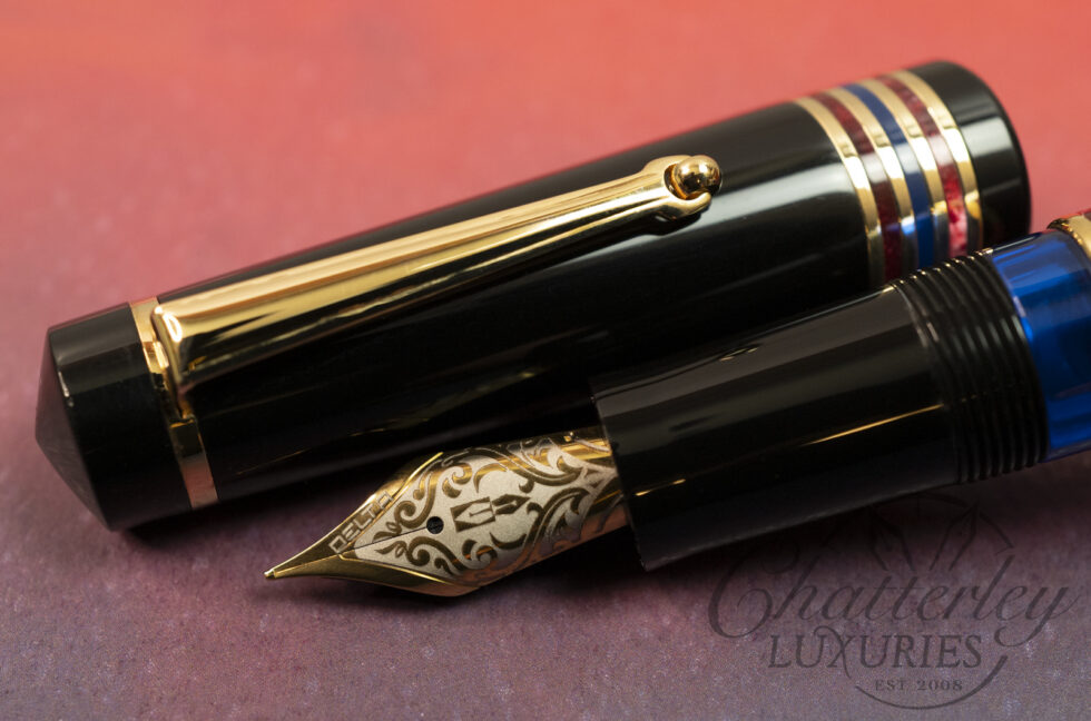 Delta Four Rings Collection “Crimson Night” Limited Edition Fountain Pen