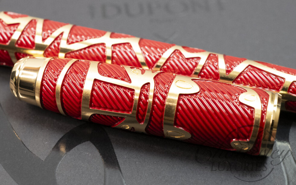 S.T. Dupont x Orlinski Line D Eternity Large Red Fountain Pen