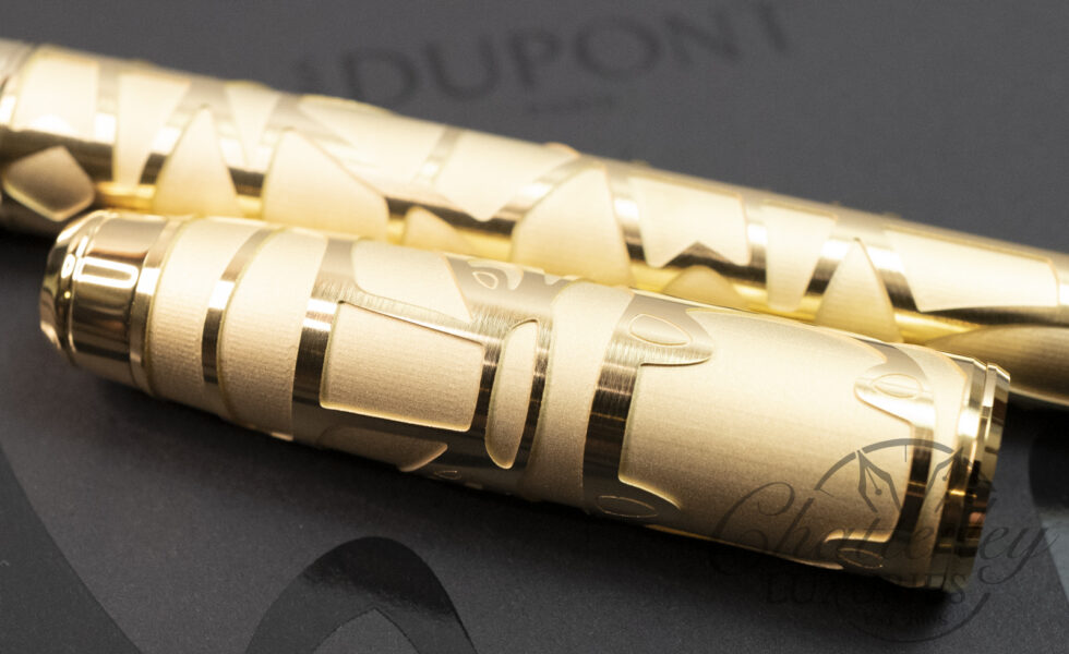 S.T. Dupont x Orlinski Line D Eternity Large Gold Fountain Pen
