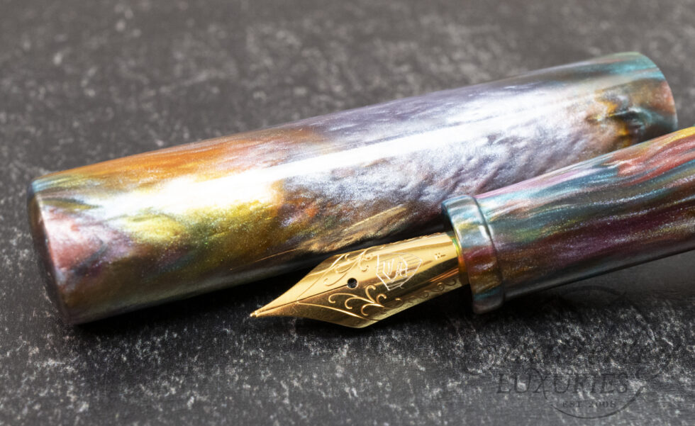 Scriptorium Pens Satire Primary Manipulation 4 by Brooks Fountain Pen