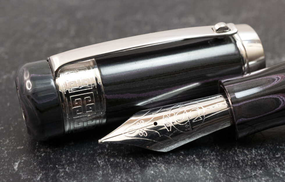 Santini Lunaire Ebonite Safety Limited Edition Fountain Pen