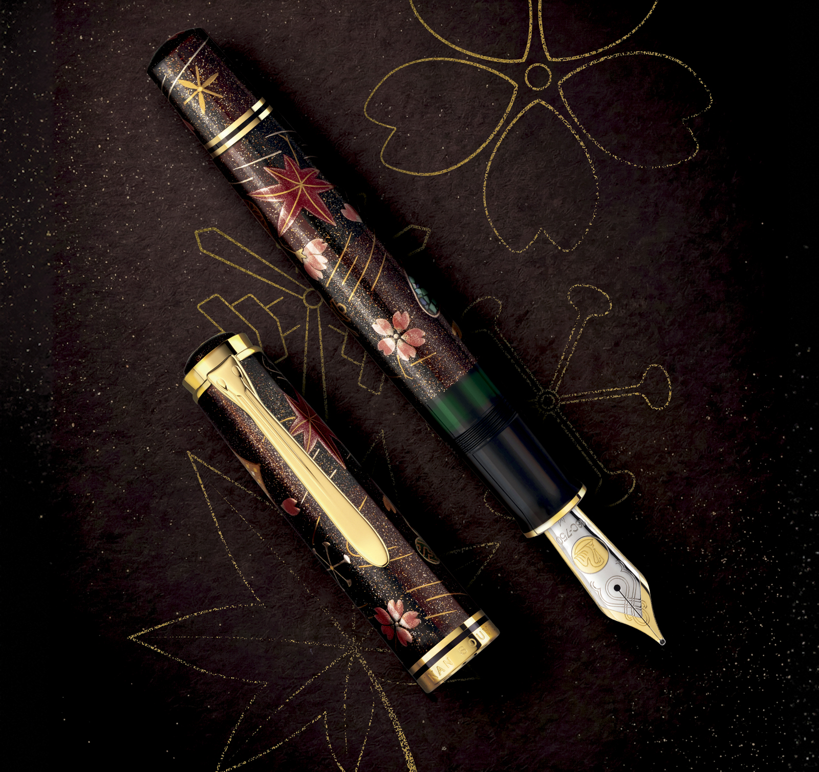 Pelikan Souverän M1000 Maki-e "Four Seasons Lucky Charm" Limited Edition Fountain Pen