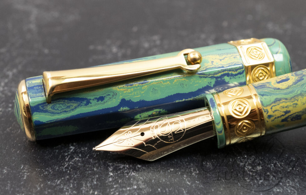 Santini Giant Brazil Faceted Ebonite Limited Edition Fountain Pen