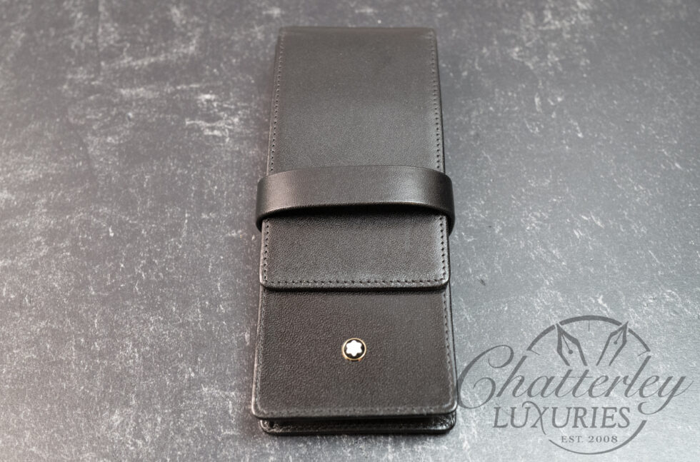 Montblanc Meisterstück Black Leather 3 Pen Pouch