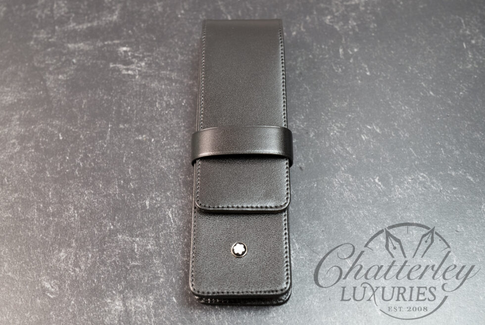 Montblanc Meisterstück Black Leather 2 Pen Pouch