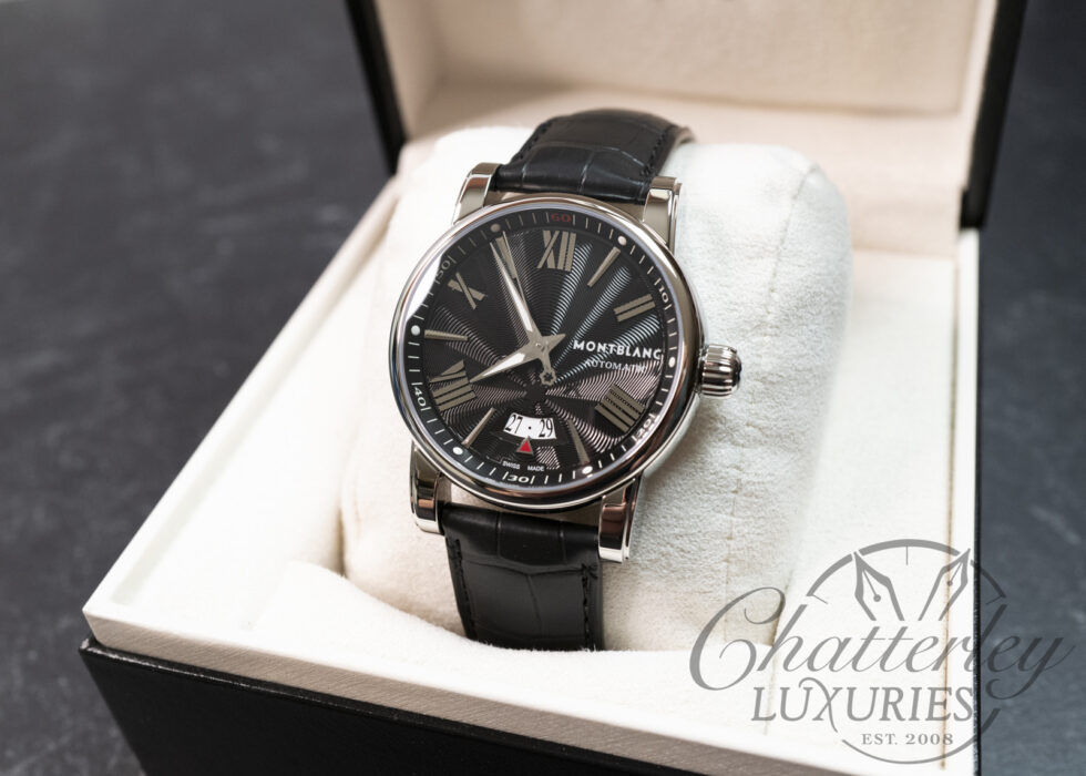 Montblanc Star Steel Collection Black Dial 4810 Automatic Wristwatch